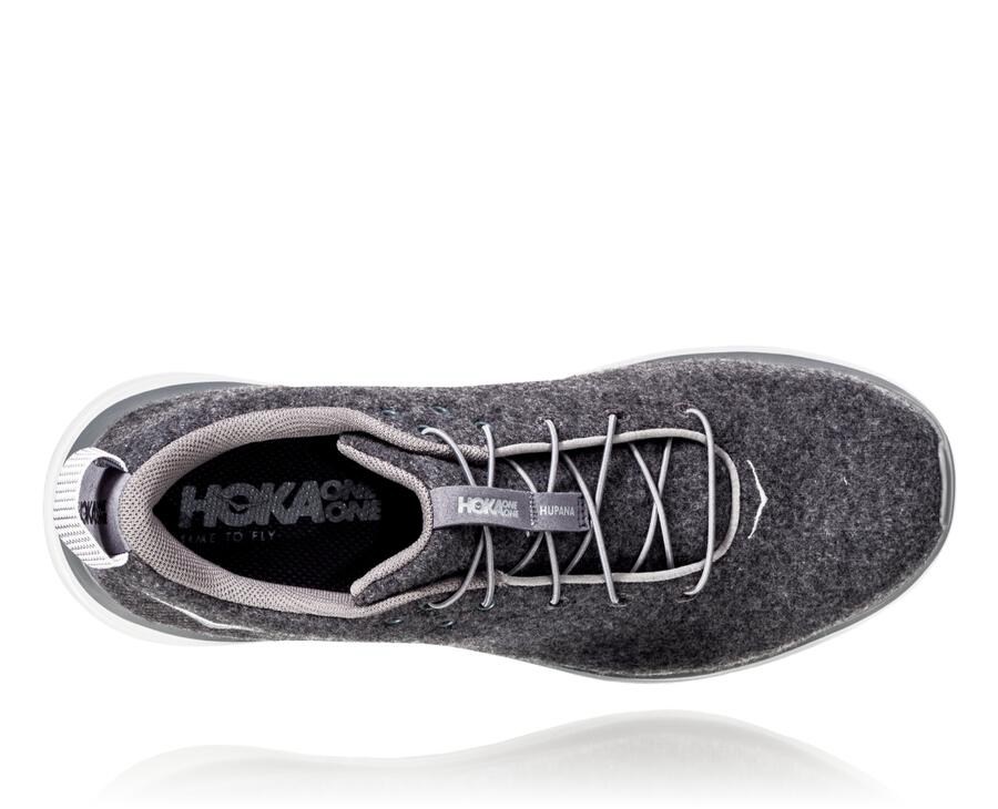 Tenis Hoka One One Masculino Cinzentas - Hupana Flow Wool - 827-NDGYLA